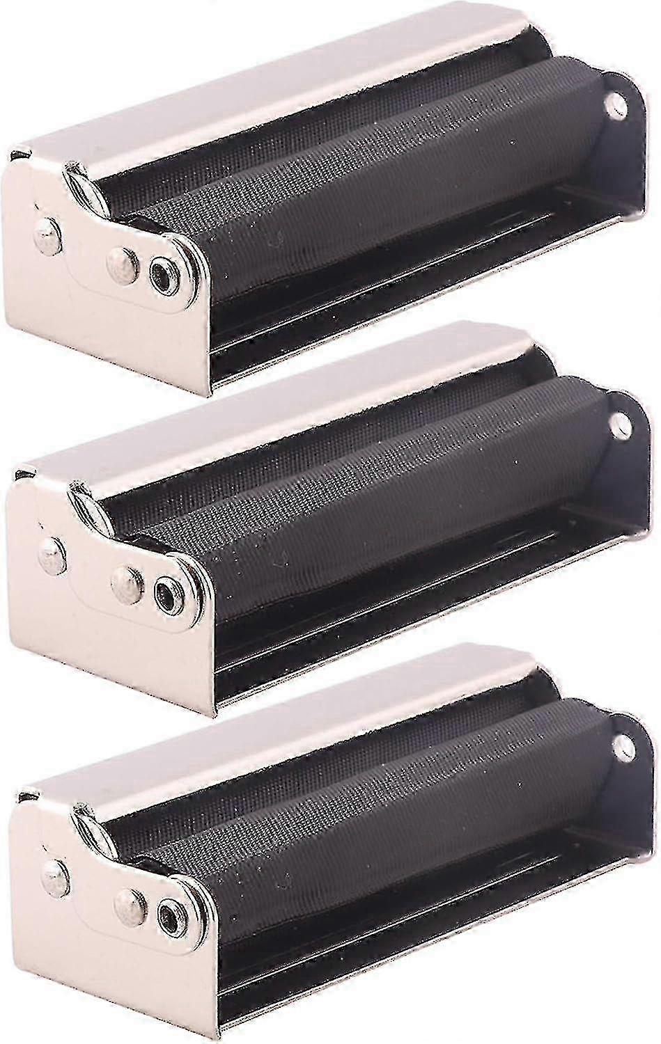 3 Pcs Cigarette Rolling Machine70mm Cigarette Rolling Machine Metal Cigarette Rolling Machine Black Cigarette Rolling Machine Black Cigarette Rolling