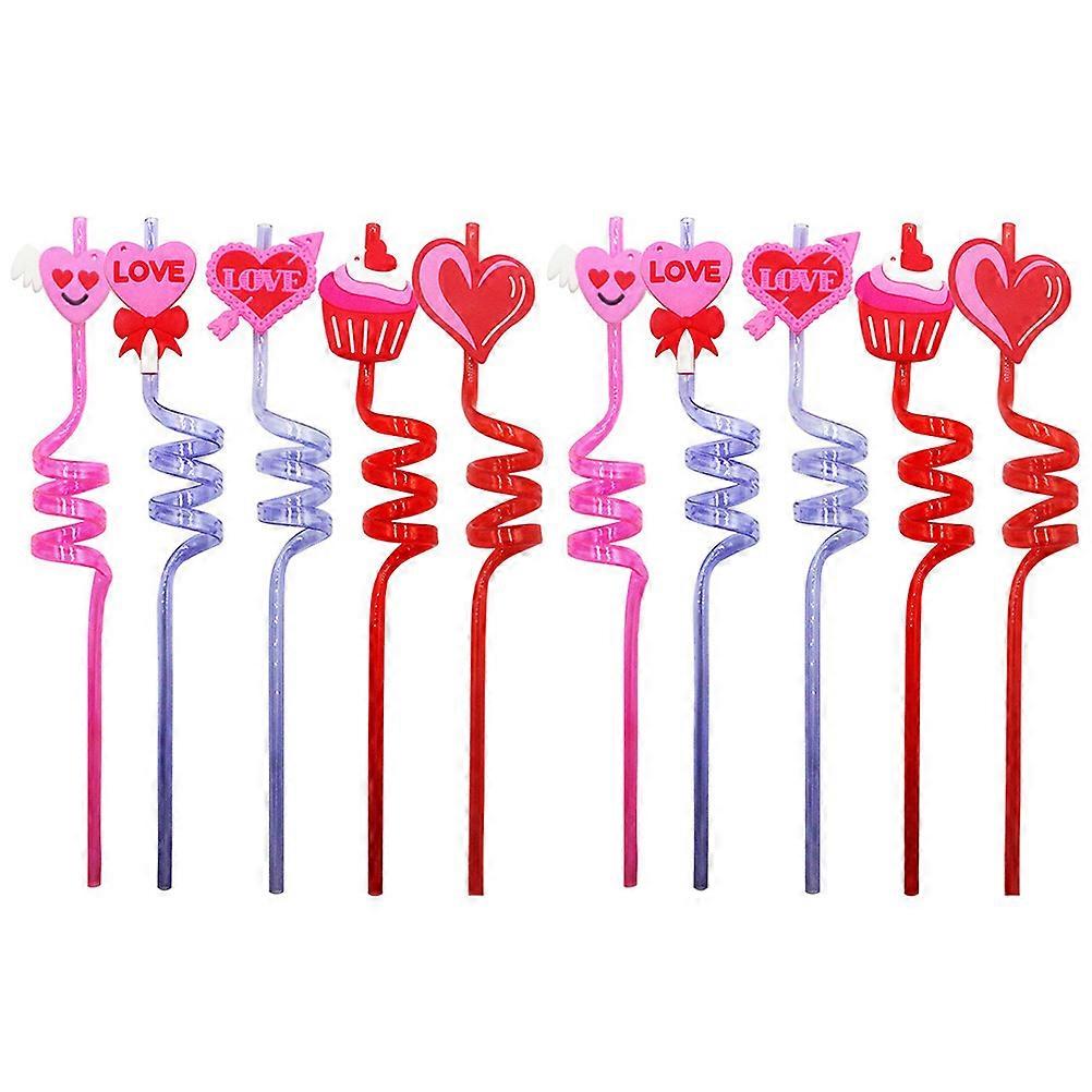 Heart Shaped Drinking for Party 10Pcs