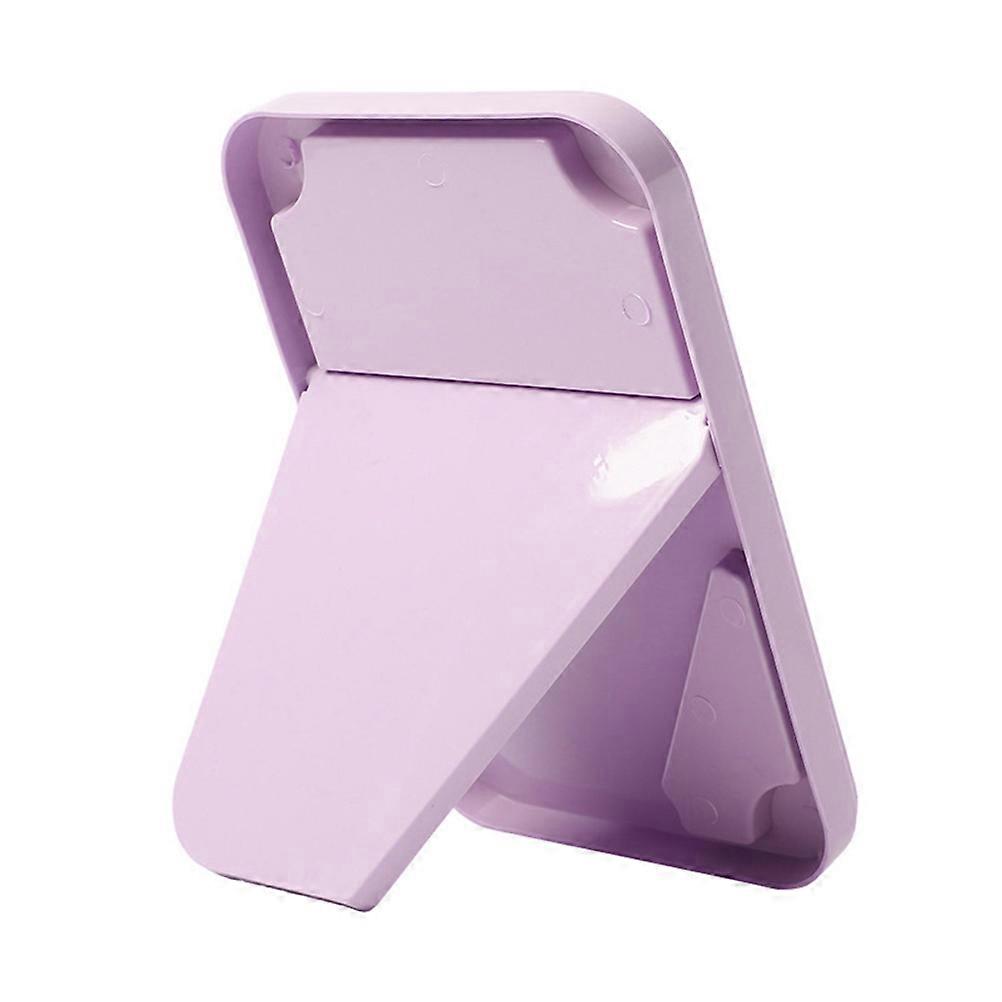 Lavender Foldable Mirror for Makeup Use 4Pcs Compact Portable Desktop Mirror