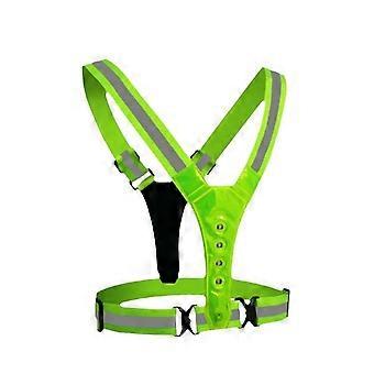 LED-refleksvest / Refleksvest for løping, sykling og trening
