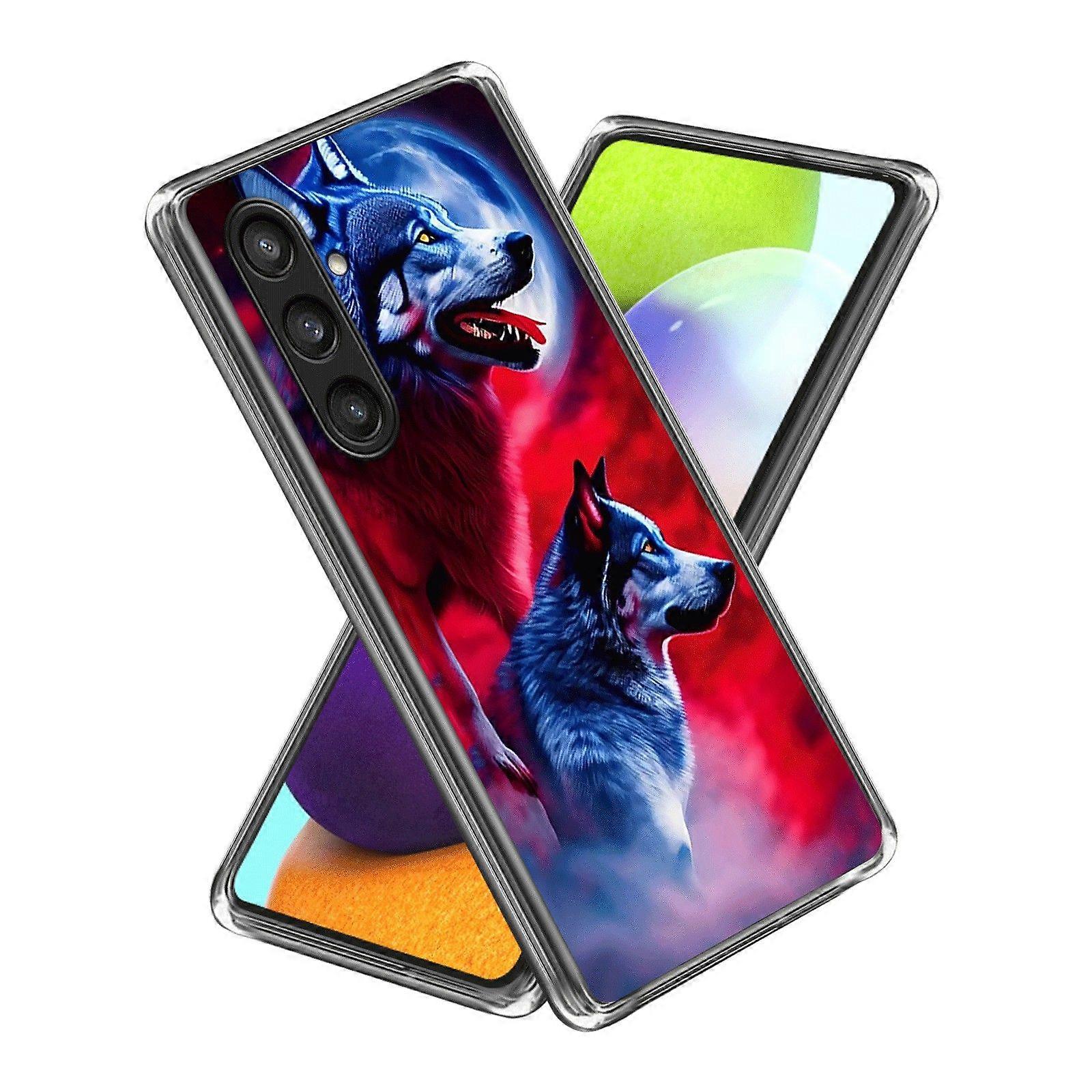 For Samsung Galaxy S24+ Case Pattern Design Thin Flexible TPU Phone Cover