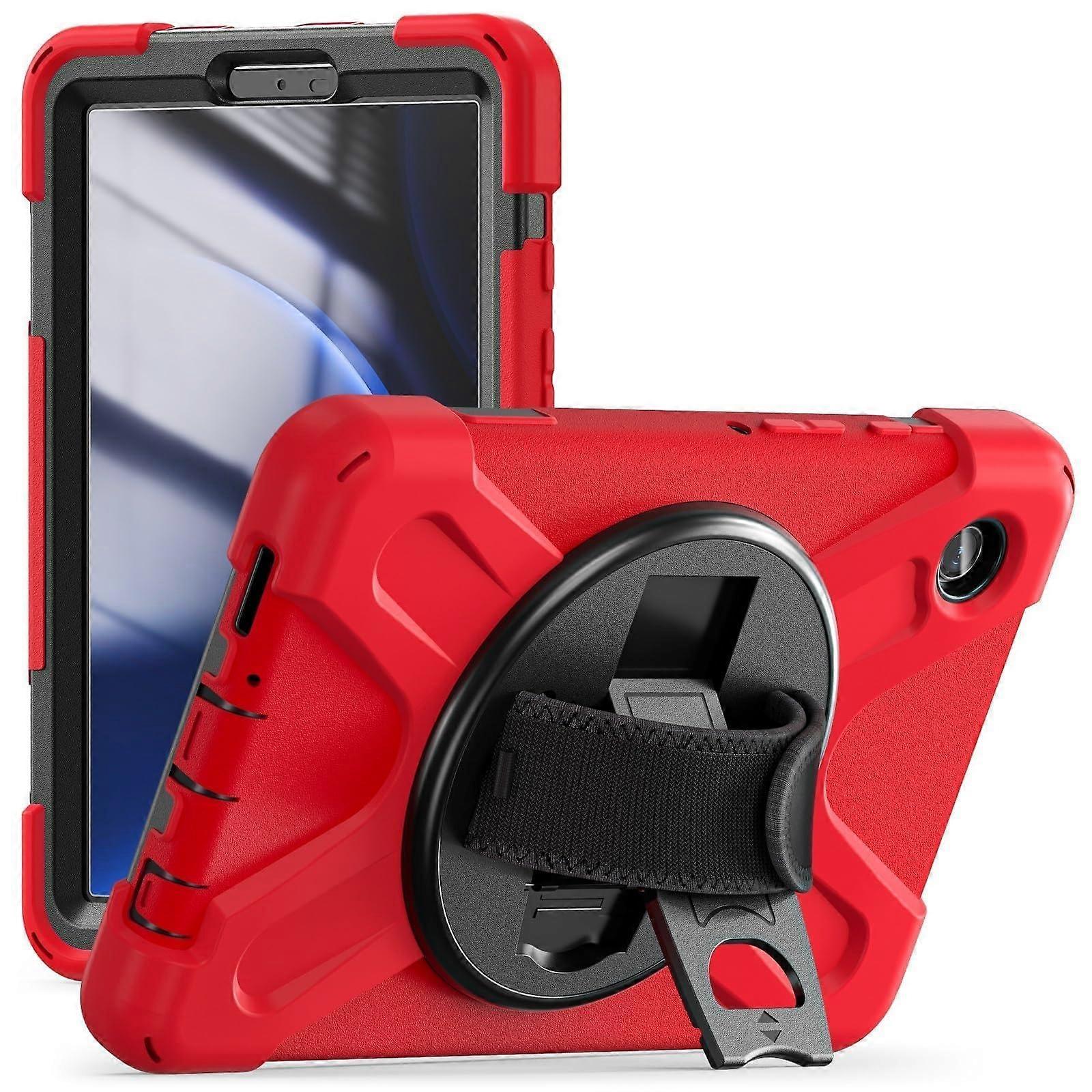 Rugged Shockproof Case with 360 Rotating Kickstand and Strap for Samsung Galaxy Tab A9 8.7 Inch 2023 Ref: 2139