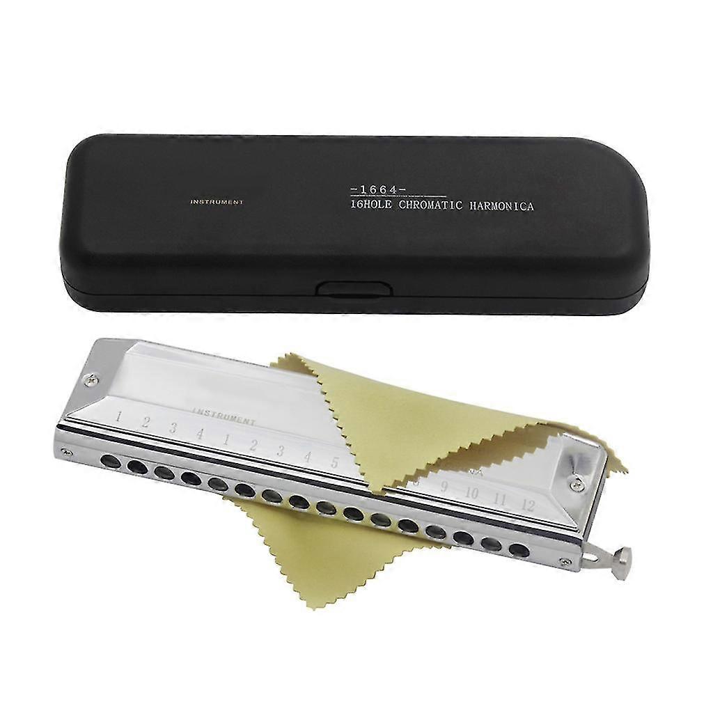 Harmonica 16 Hole 64 Tones Chromatic Mouth Organ Harmonica Chromatic Harmonica