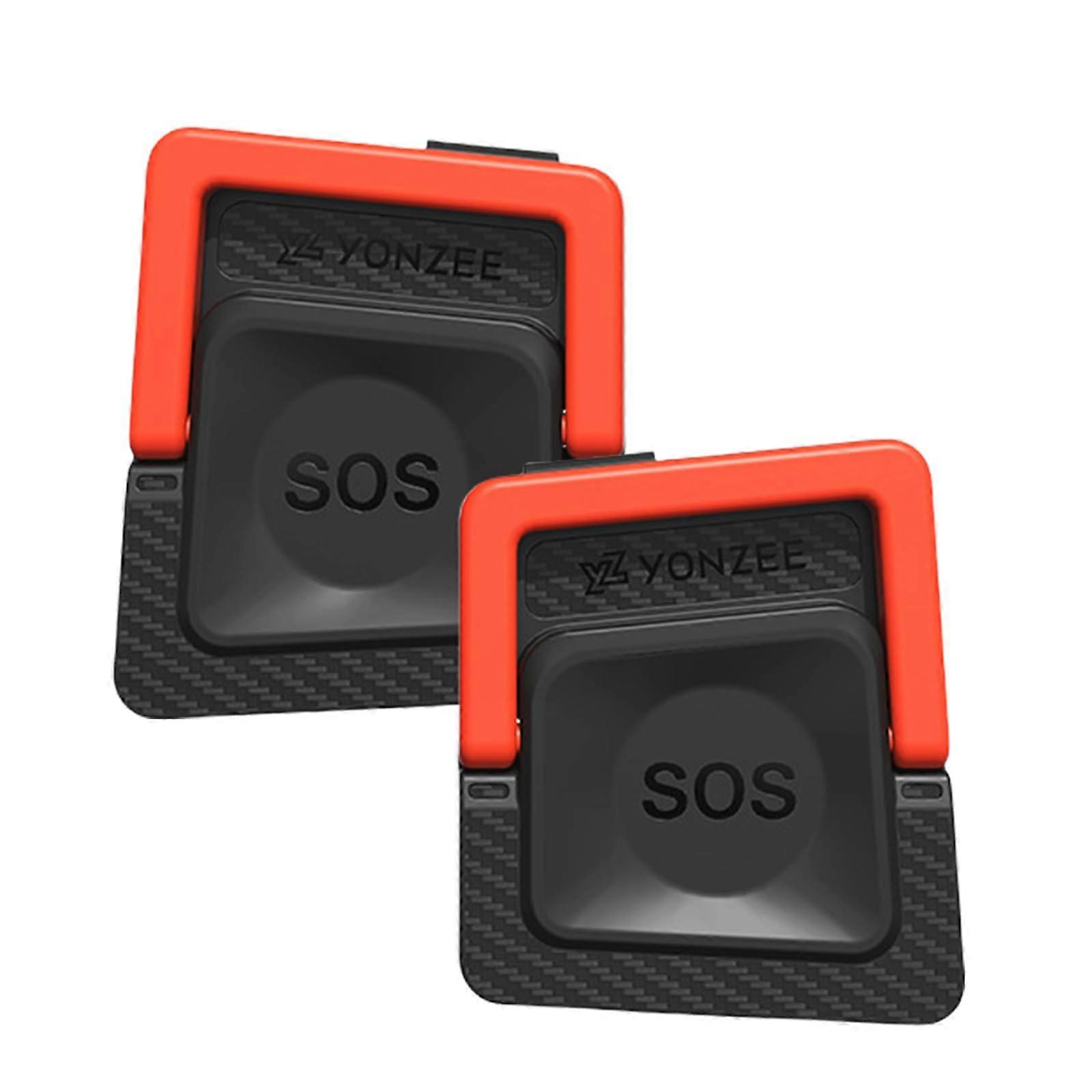 Emergency Car Door Handle Quick Release Rear Rear Passenger Tailgate Black and Red