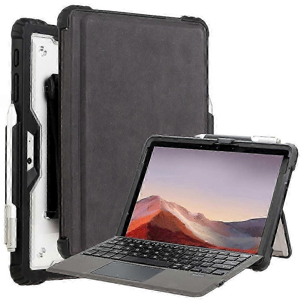 Para Microsoft Surface Go 3/2 10.5 polegadas/1 Capa Protetora PC TPU Capa Transparente com Suporte para Lápis
