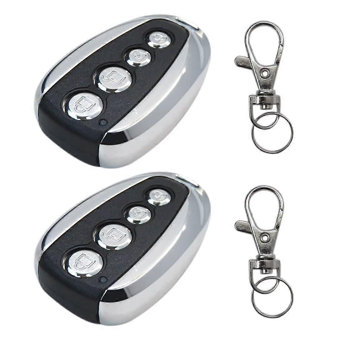 2 Pcs Gate Remote Control 433.92MHz Secure Rolling Code for Automatic Gate Opener and Garage Door