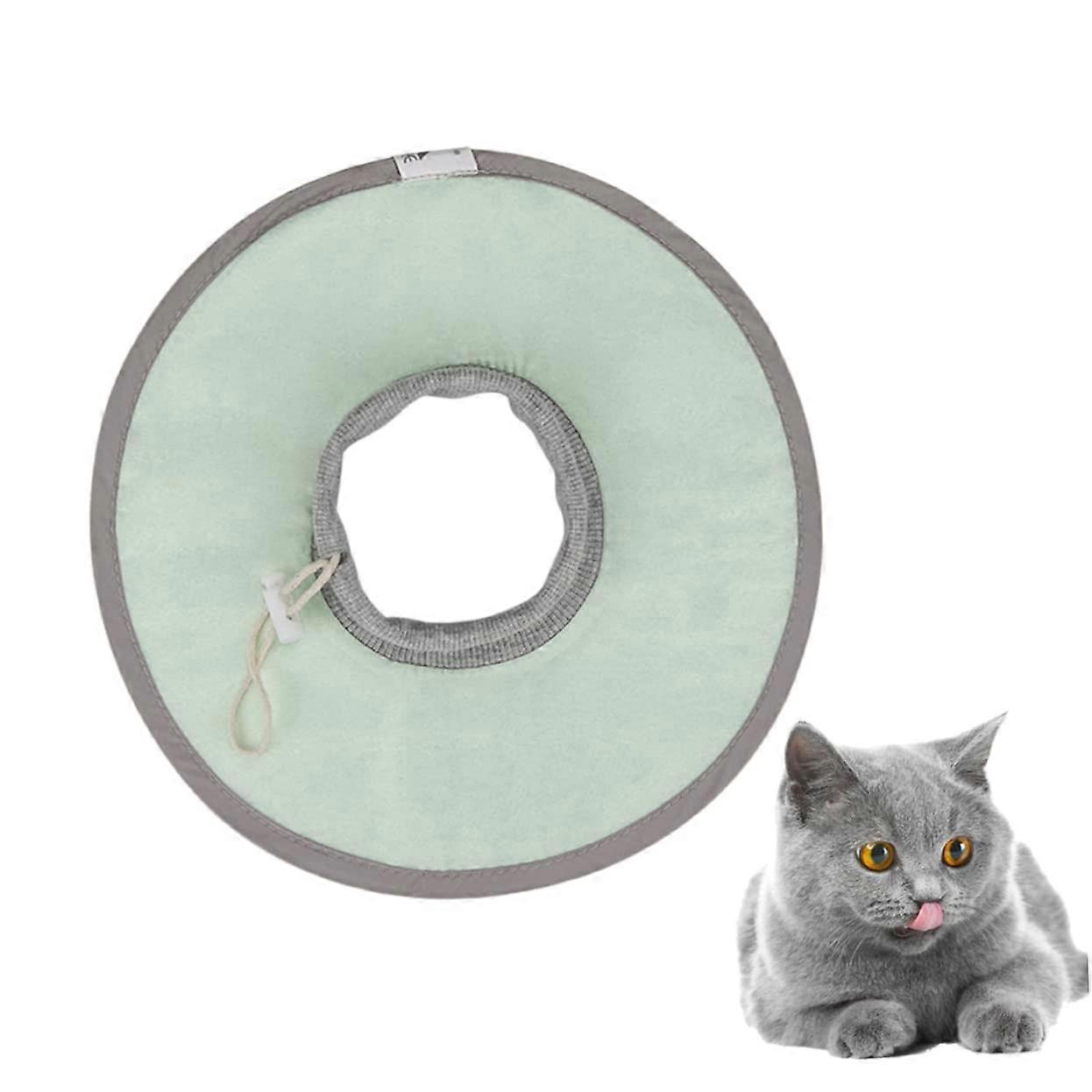 Adjustable Cat Elizabethan Collar Lightweight Breathable Soft Cone for PostSurgery Recovery