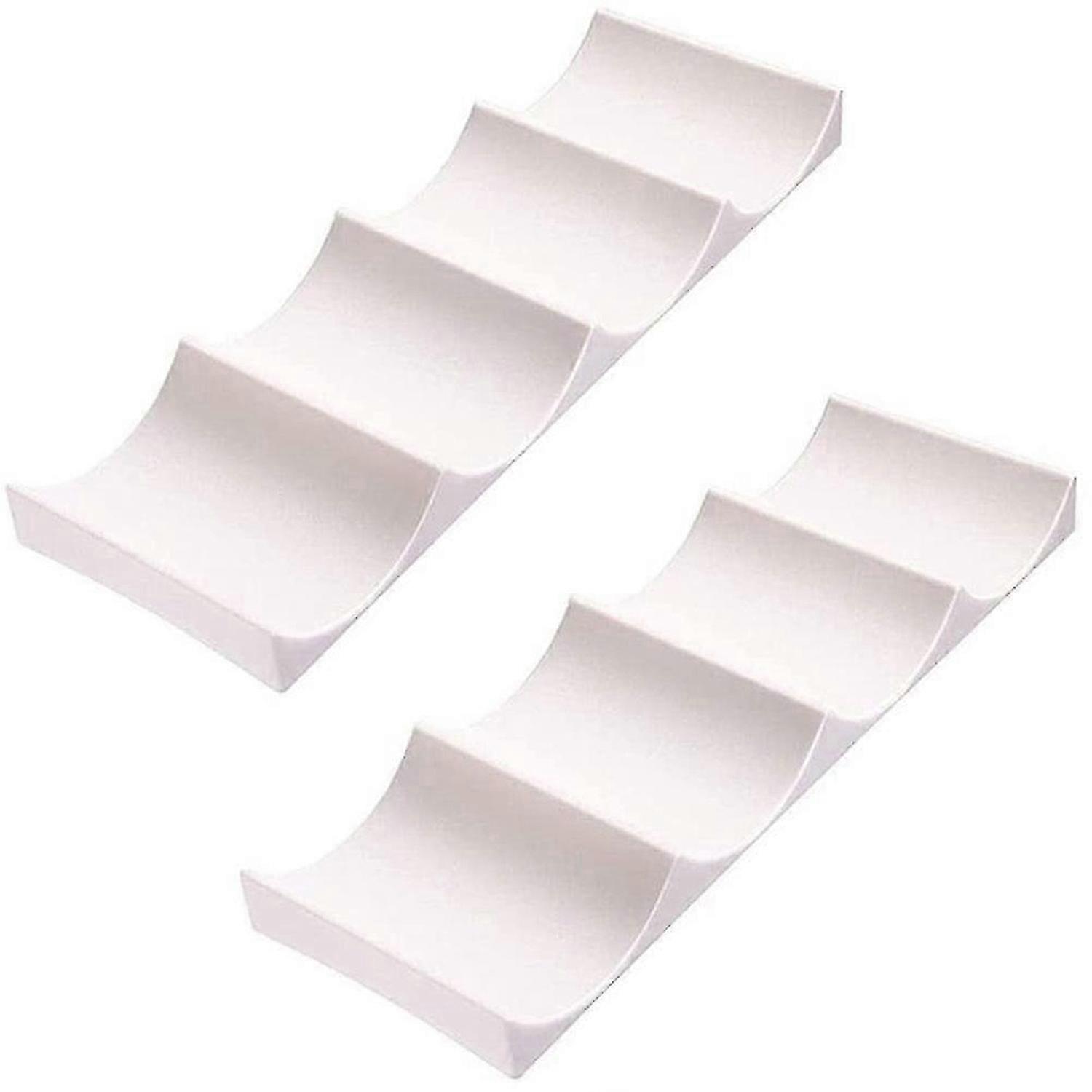 2-Pakc Stackable Wine Bottle Holder, Countertop Bottles Holder Rack Refrigerator Cabinet Beverage Storage