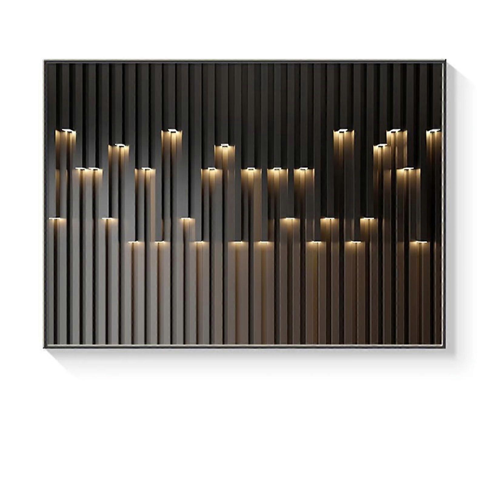 Waterproof Decorative Electrical Panel Cover 55x45cm Wall Mounted Breaker Box Shield Black