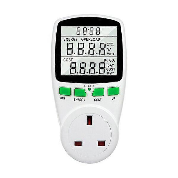 Timer Socket, 9999 Days Timer, 0.5W Power Consumption, 16A Current Monitoring Socket