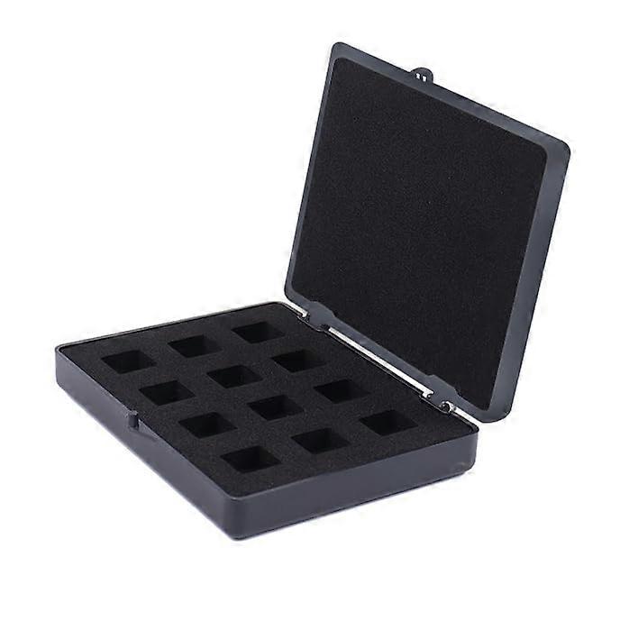 ESD IC Chip Storage Box with Antistatic Protection and Sponge Inserts, 10x16x3mm Grid