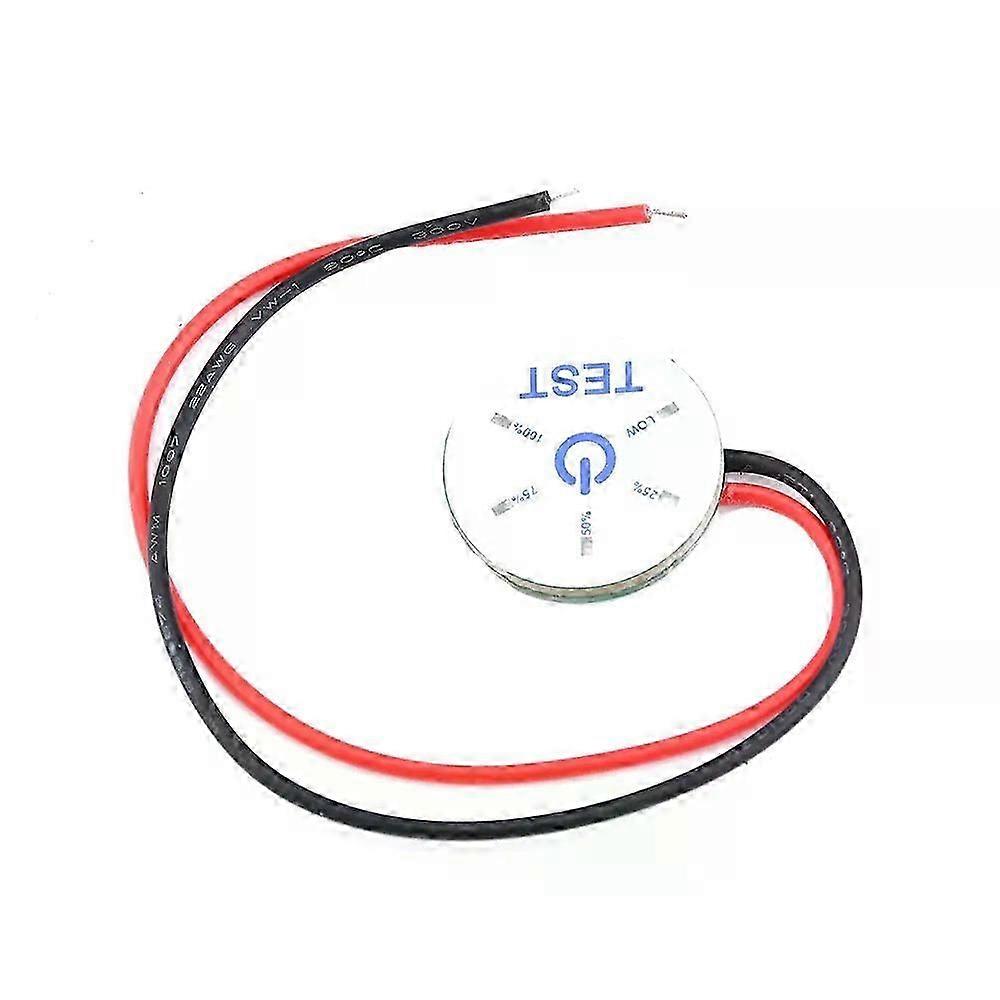 Round battery power indicator, low voltage indicator, reverse connection indicator, 1S 2S 3S 4S 5S 6S 12V
