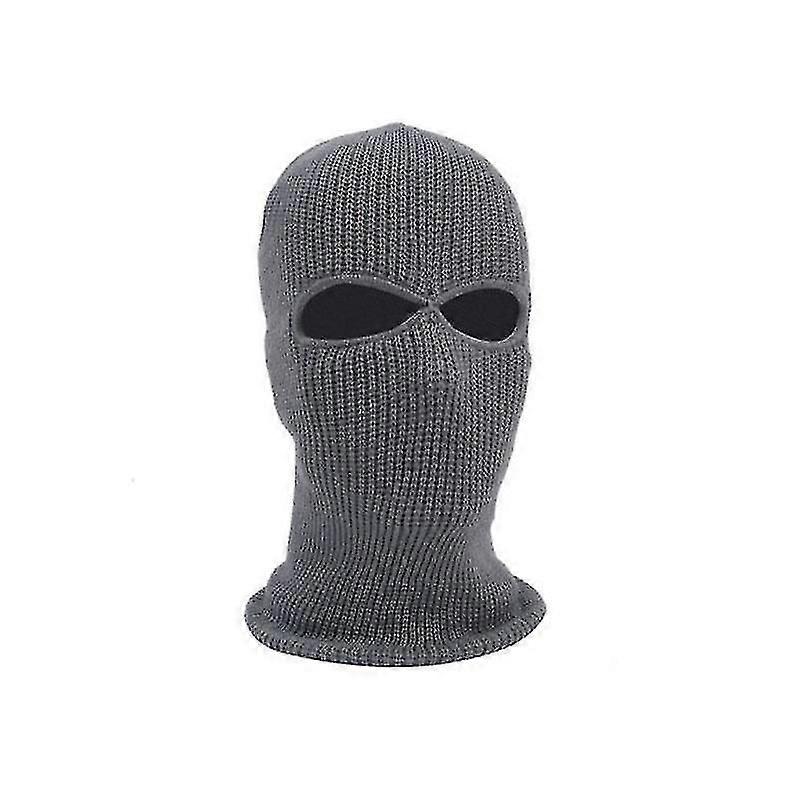 Helmaske med 2 hull og hette