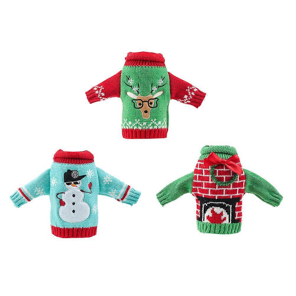 Red Sleeve for Protection 3Pcs Christmas Covers