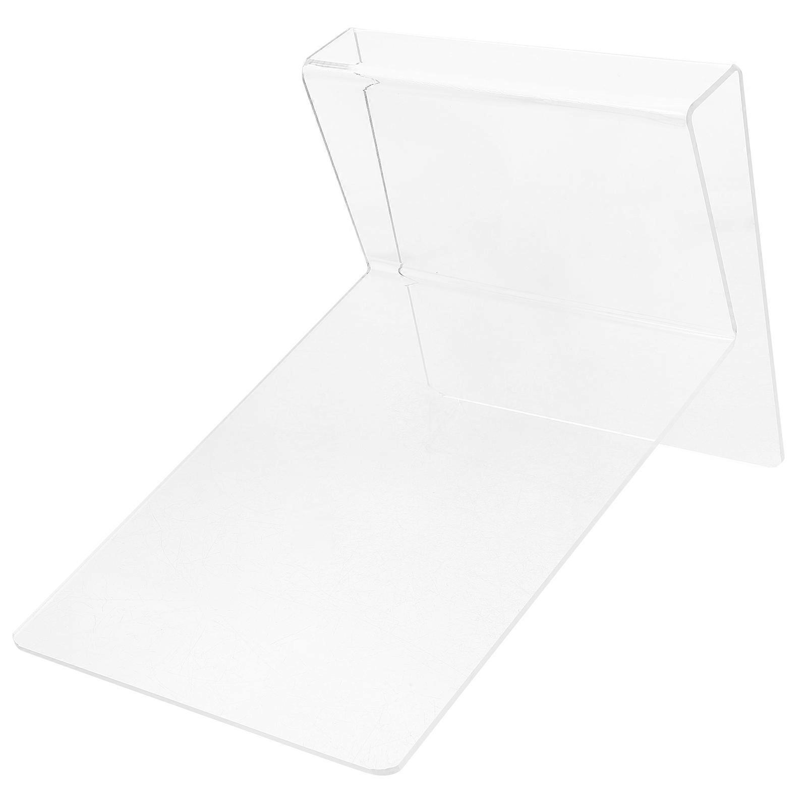 Transparent Acrylic Book Display Stand for Bookstore Storage Rack