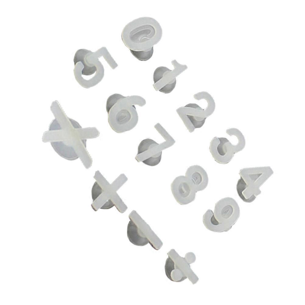 Silicone Wine Cup Labels for Cups Identification 14Pcs White Set