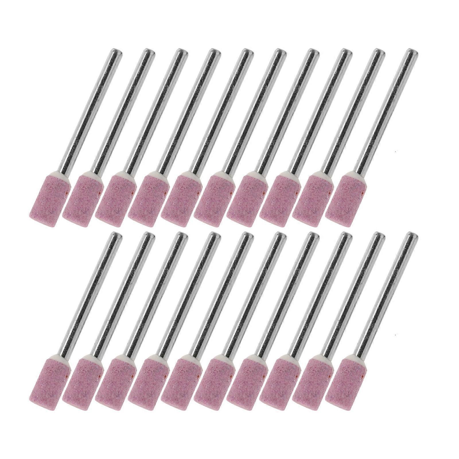 Sanding Drill Bit Mounted Grinding Wheel for Polishing 50Pcs Pink Set