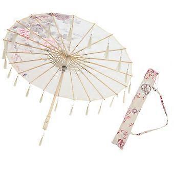 Tassel Umbrella Chinese Style for Stage Performance 1Set