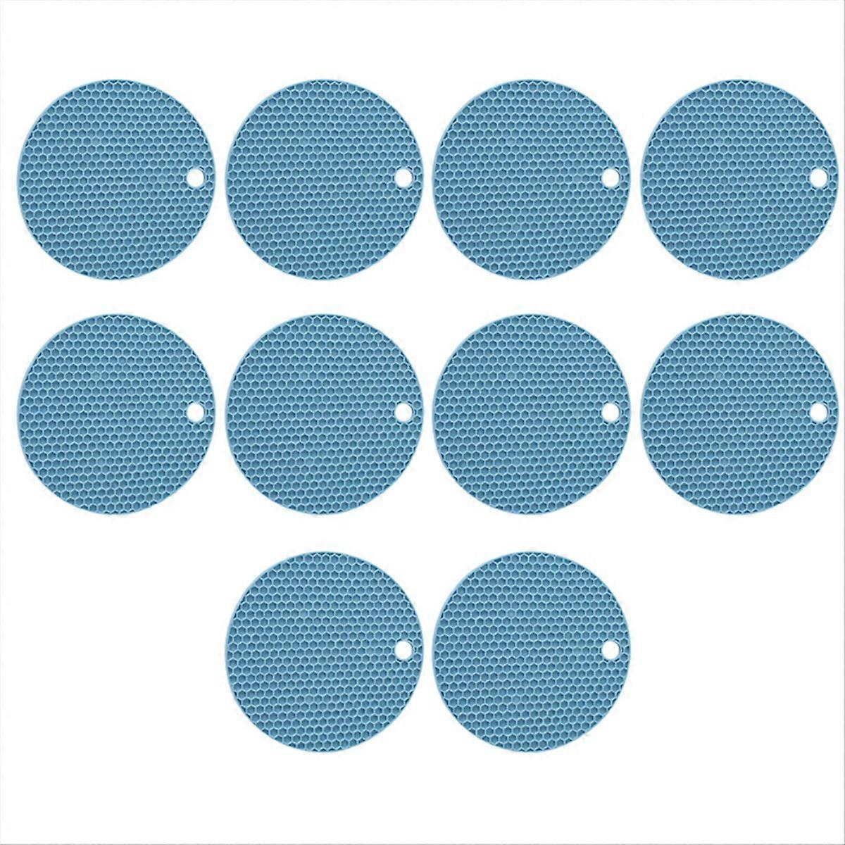 Round Heat- Silicone Mat Coffee Cup Mat Kitchen Accessorie A