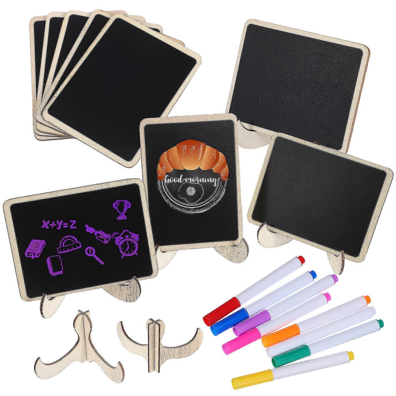 Chalkboard Tabletop Message Board for Daily Use 1Set Assorted Color