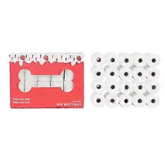 (white 20 Rolls)degradable Pet Garbage Bag