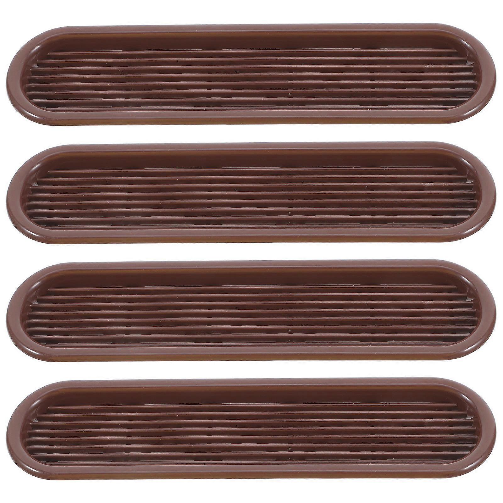 Plastic Ventilation Grille Panel for Closet Air Circulation 8Pcs