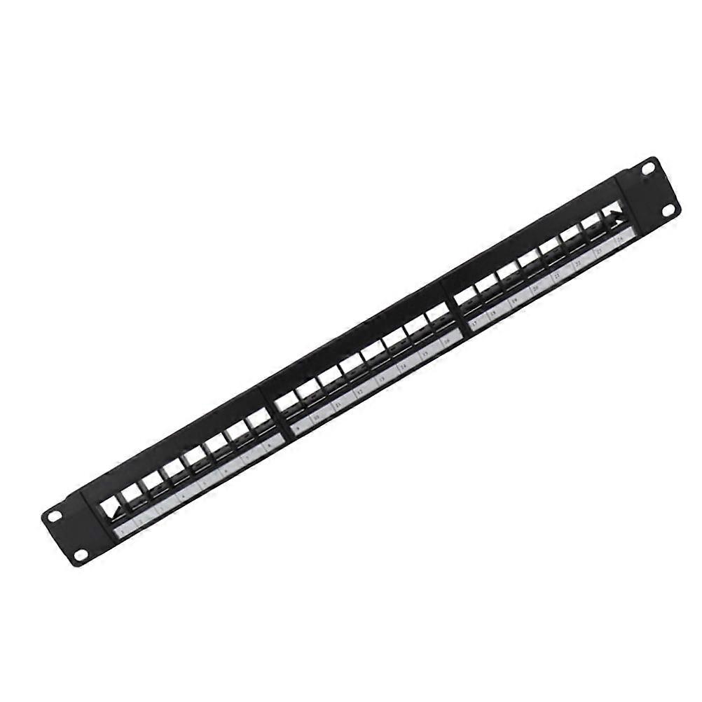 Network Patch Panel Unshielded Horizontal for Fixing Wire 24-Port Network Rackmount