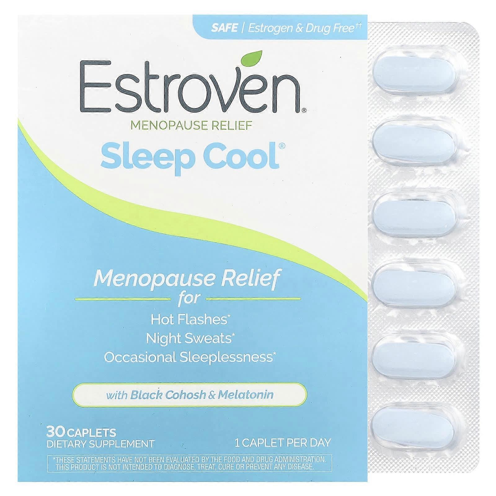 Estroven, Sleep Cool®, Menopause Relief, 30 Caplets, 2-Pack
