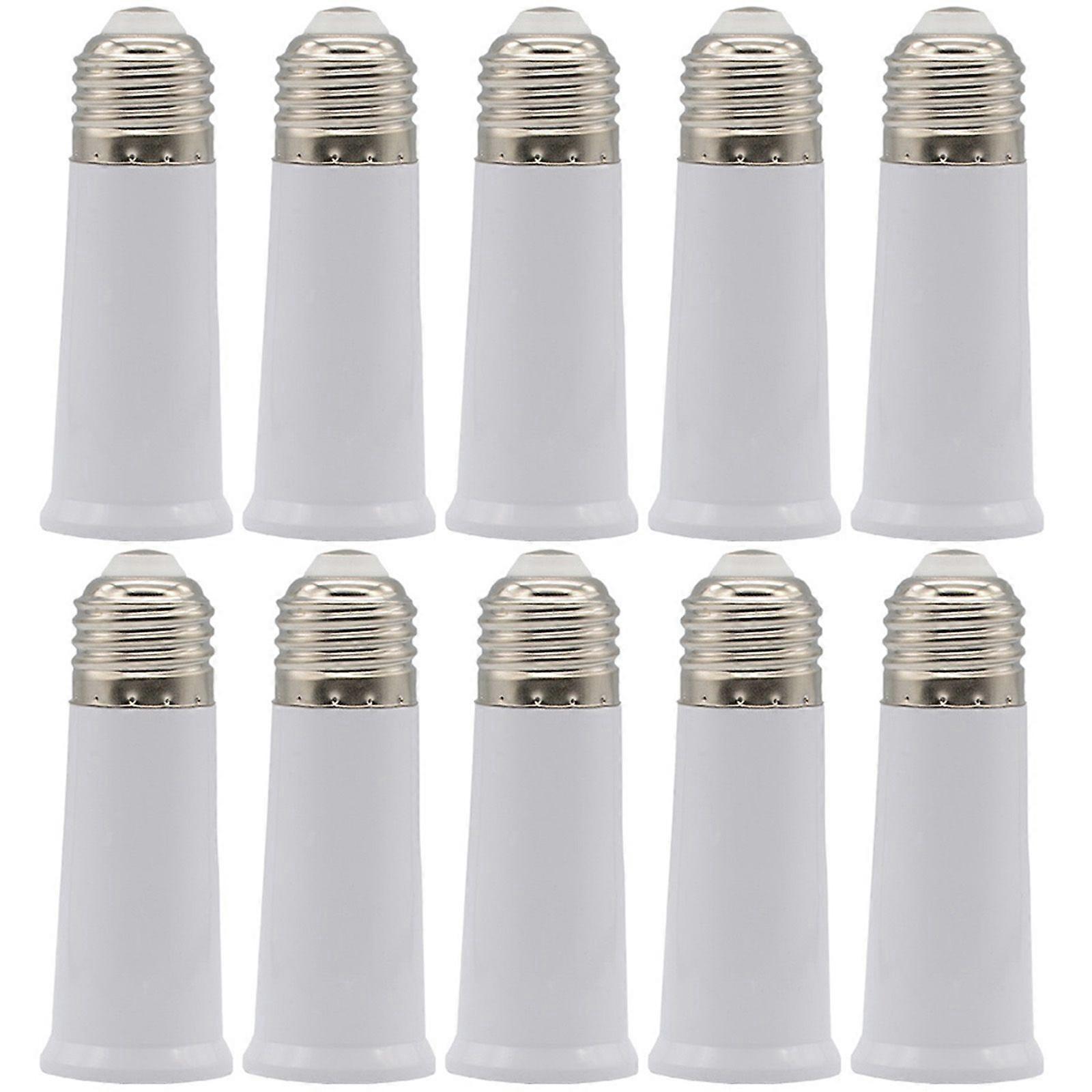 10pcs Bulb Socket Extender E27 Socket 95mm Recessed Light Converter Base