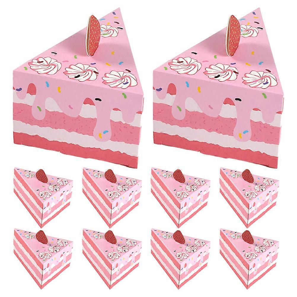 20Pcs Paper Candy Boxes Cake Modeling Gift Boxes Adorable Wrapping Boxes Pastry Cookie Biscuits Boxes