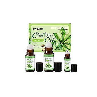Nourishing Moisturizing Castor Oil Rollerball Set for Gentle Skin Massage