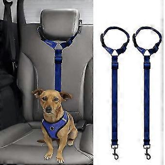 Car Dog Seat Belt Adjustable With Elastic Buffer Pet Seat Belt Dog Safety Harness Restraint