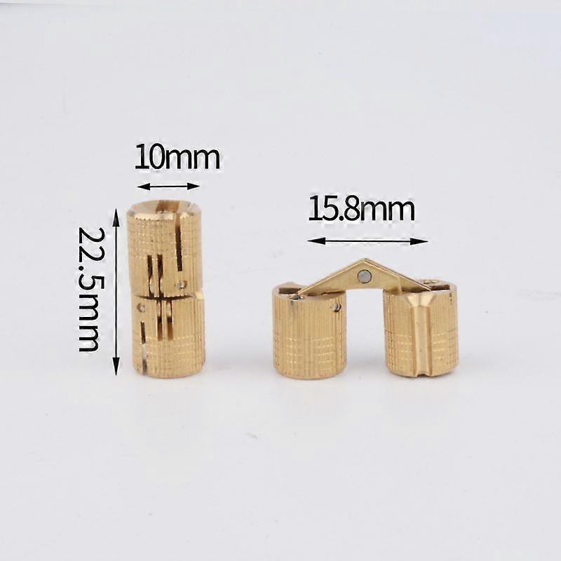 Cylindrical invisible hinge - Diameter: 10mm