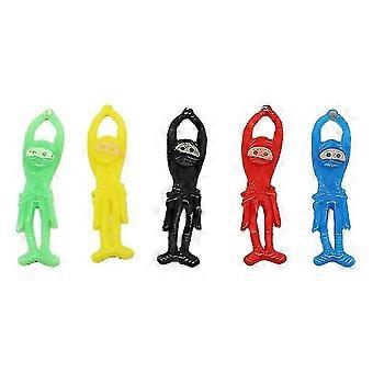 Stretchiga flygande ninjor, Bulk Pack Novelty Kids, perfekta fester, pocketpengar leksaker eller prisväska Filler6pcsrandom Färg