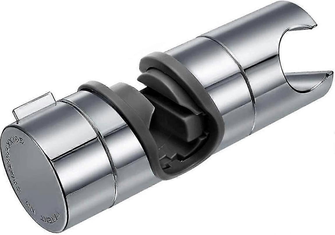 Replaceable Handheld Shower Holder, Shower Head Holder, 18-25mm Diameter Adjustable, Chrome Abs (silver)