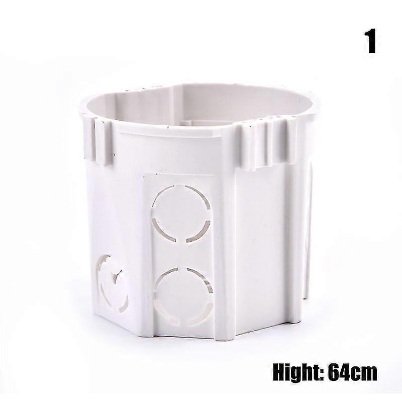 Wall Mounting White Box Internal Cassette For Eu Standard Switch And Socket