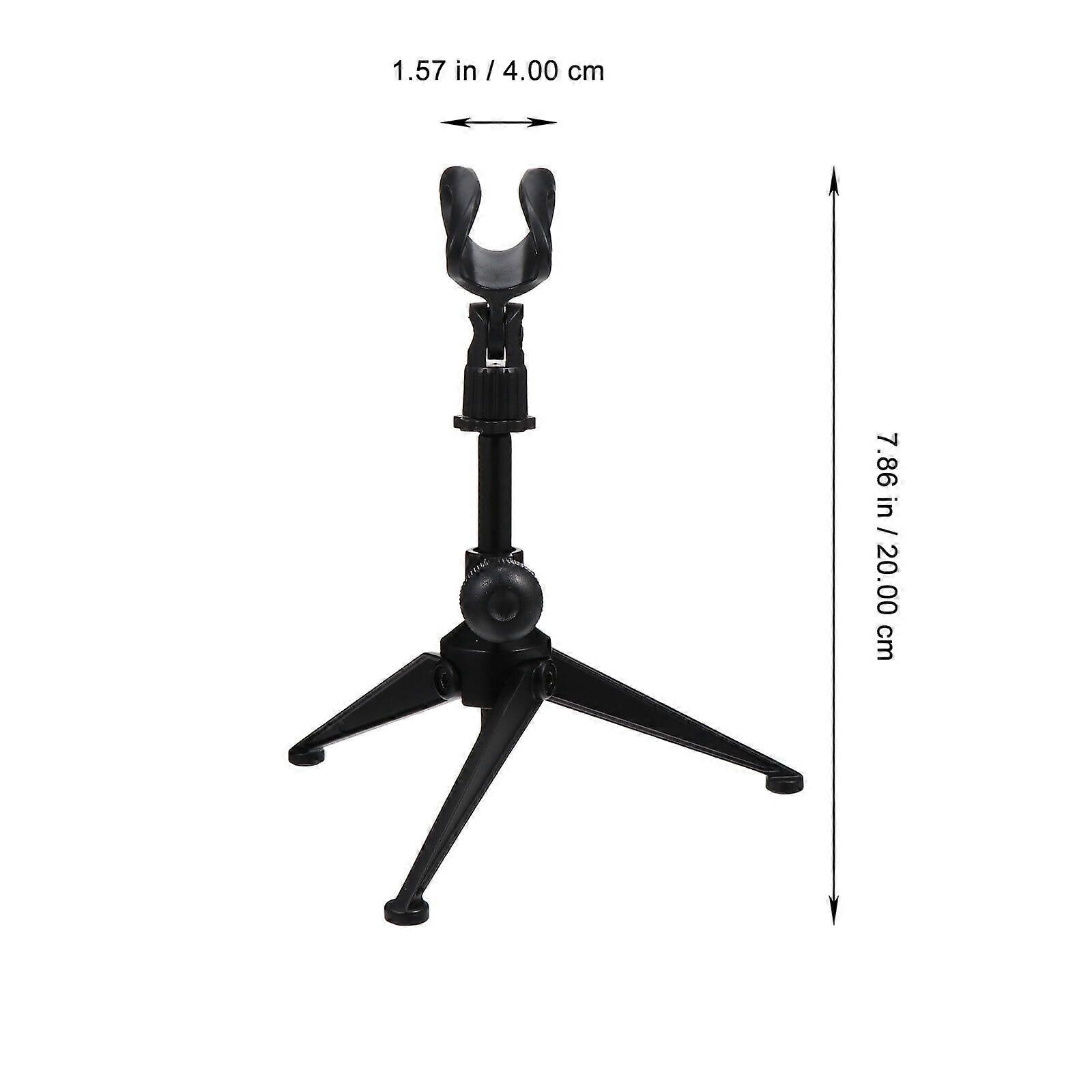 1Pc Adjustable Microphone Stand Microphone Tripod Microphone Support (Black)