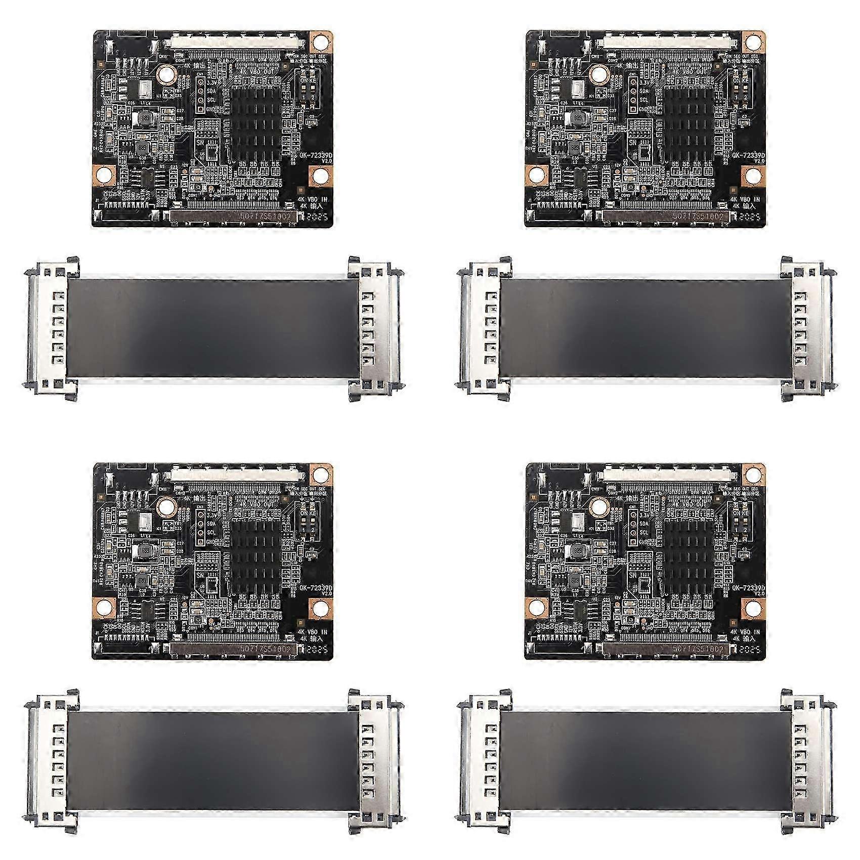 4X QK-72339D Upgraded Version Adapter Board Solves 4K LCD Screen Partition Problem 4K LCD TV Partition Modification