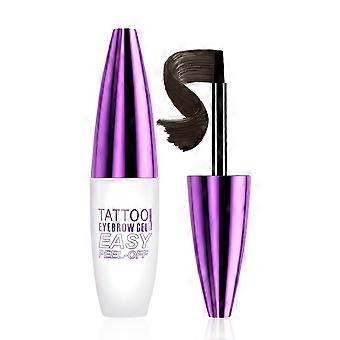 Eyebrow Gel Waterproof Peel Off Tint, Long Lasting Smudge Proof Brow Makeup, 03 Grey Brown