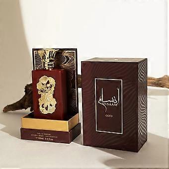 Ansaam Gold Eau de Parfum 100ml Unisex Fragrance with Exquisite Red & Gold Perfume Bottle and Luxury Packaging