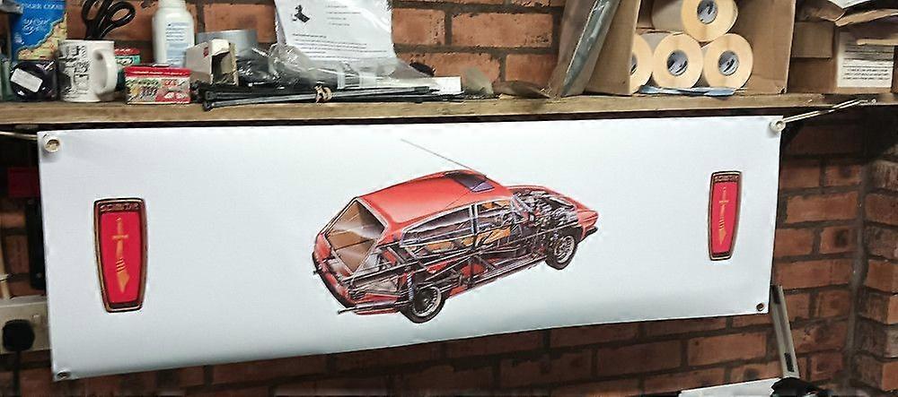 RELIANT SCIMITAR     CUTAWAY  BANNER VE-337