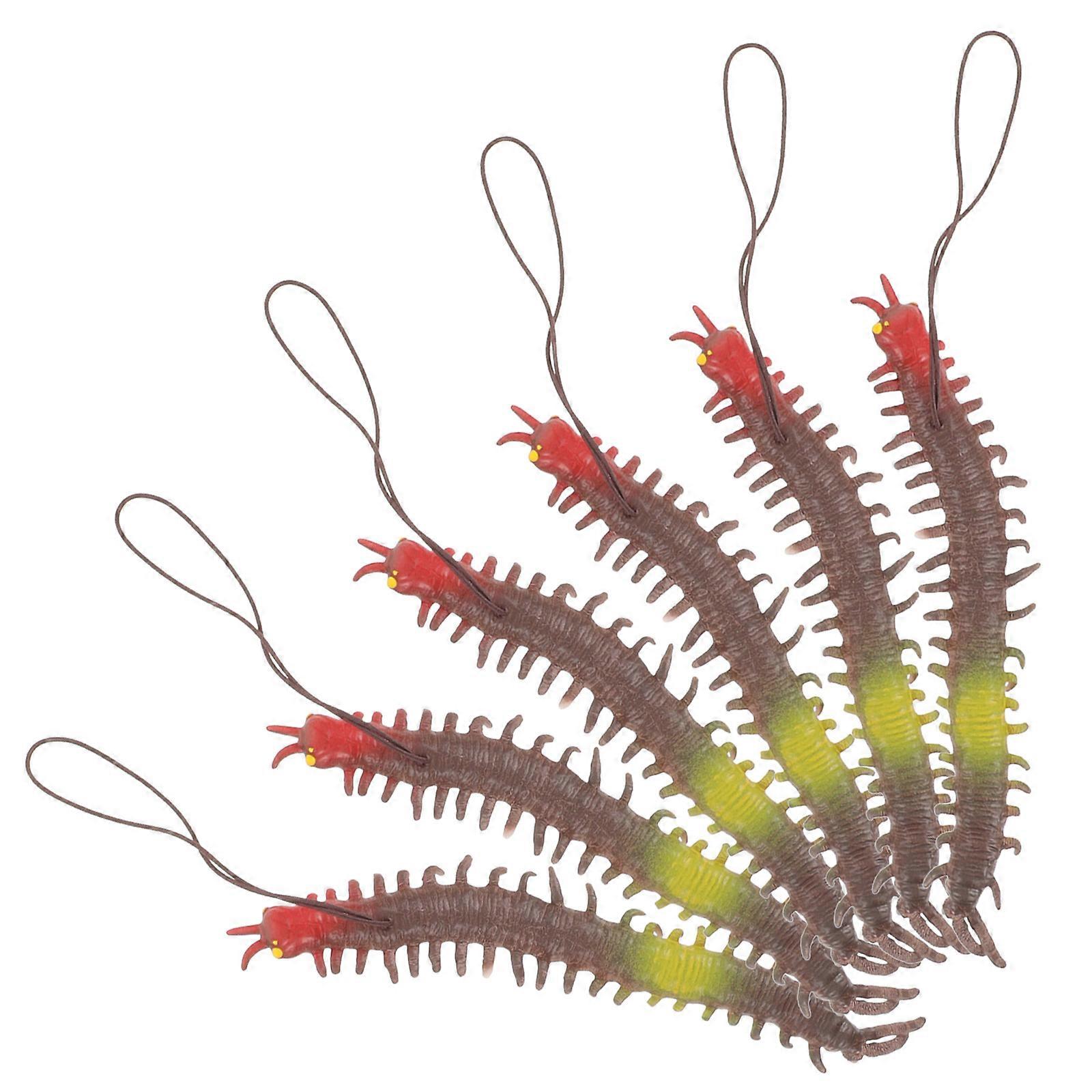 Simulation Centipede Models for Stress Relief 6Pcs Decompression Toys