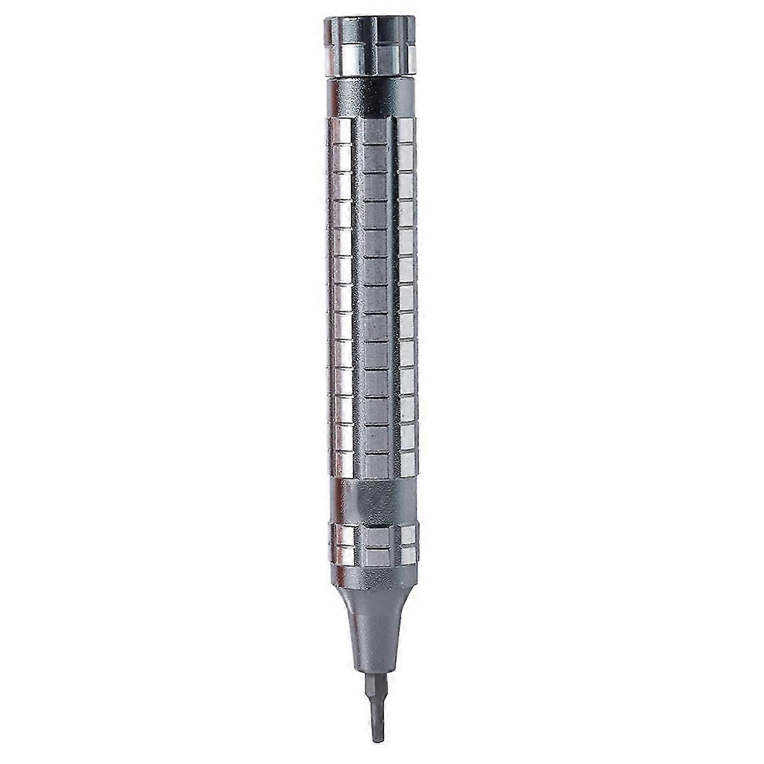 Screwdriver Set, Pen Style Manual Screwdriver,Gray
