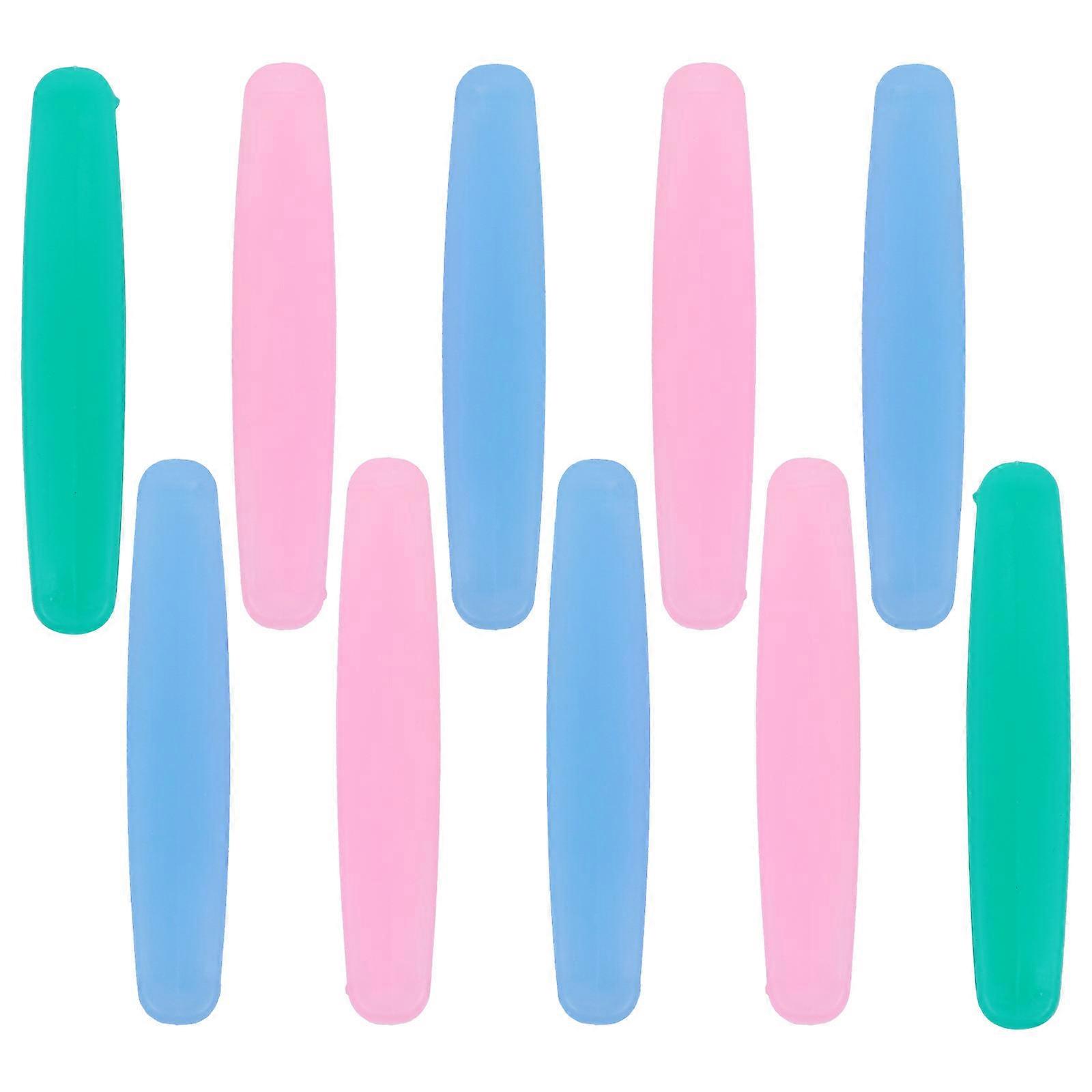 10Pcs Practical Toothpaste Squeezer Luminous Toothpaste Extruder (Randpm Color)