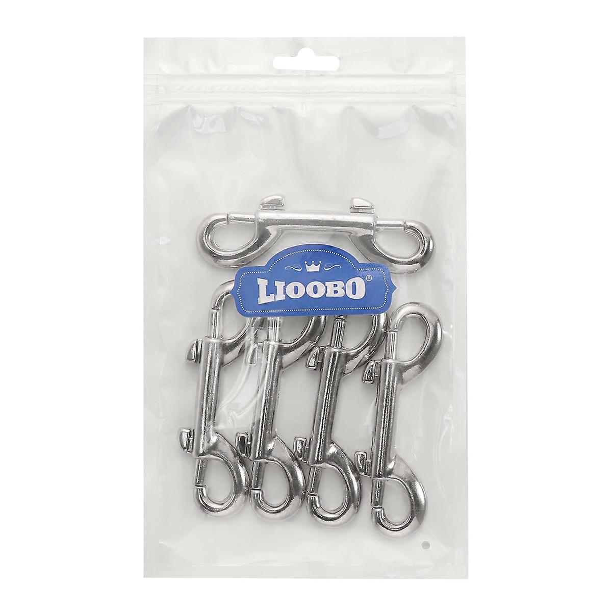 Elastic Spring Hook Double End Bolt Snap Hook for Diving Use 5Pcs
