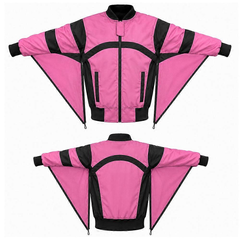 Skydiving Pink And Black Color Camera Jacket Nd-040