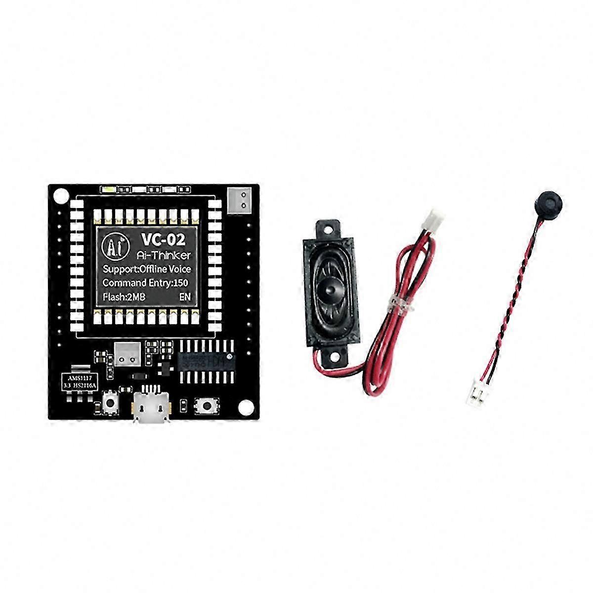 Offline Voice Recognition Control: VC-02-Kit AI Intelligent Control Module Development Board