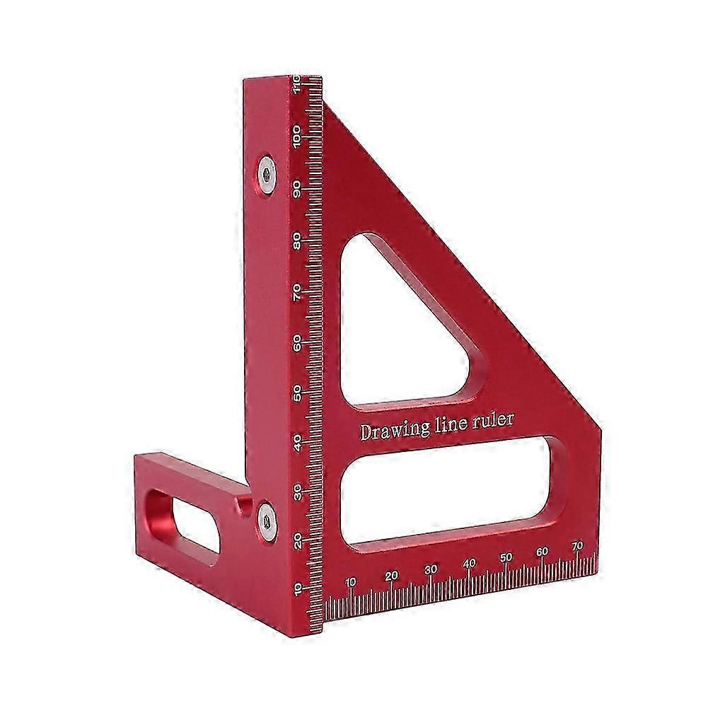 3D Multi-Angle Measuring Ruler,Drawing Line Ruler, Miter Triangle Ruler Layout Measuring Tool compatible with Carpenter