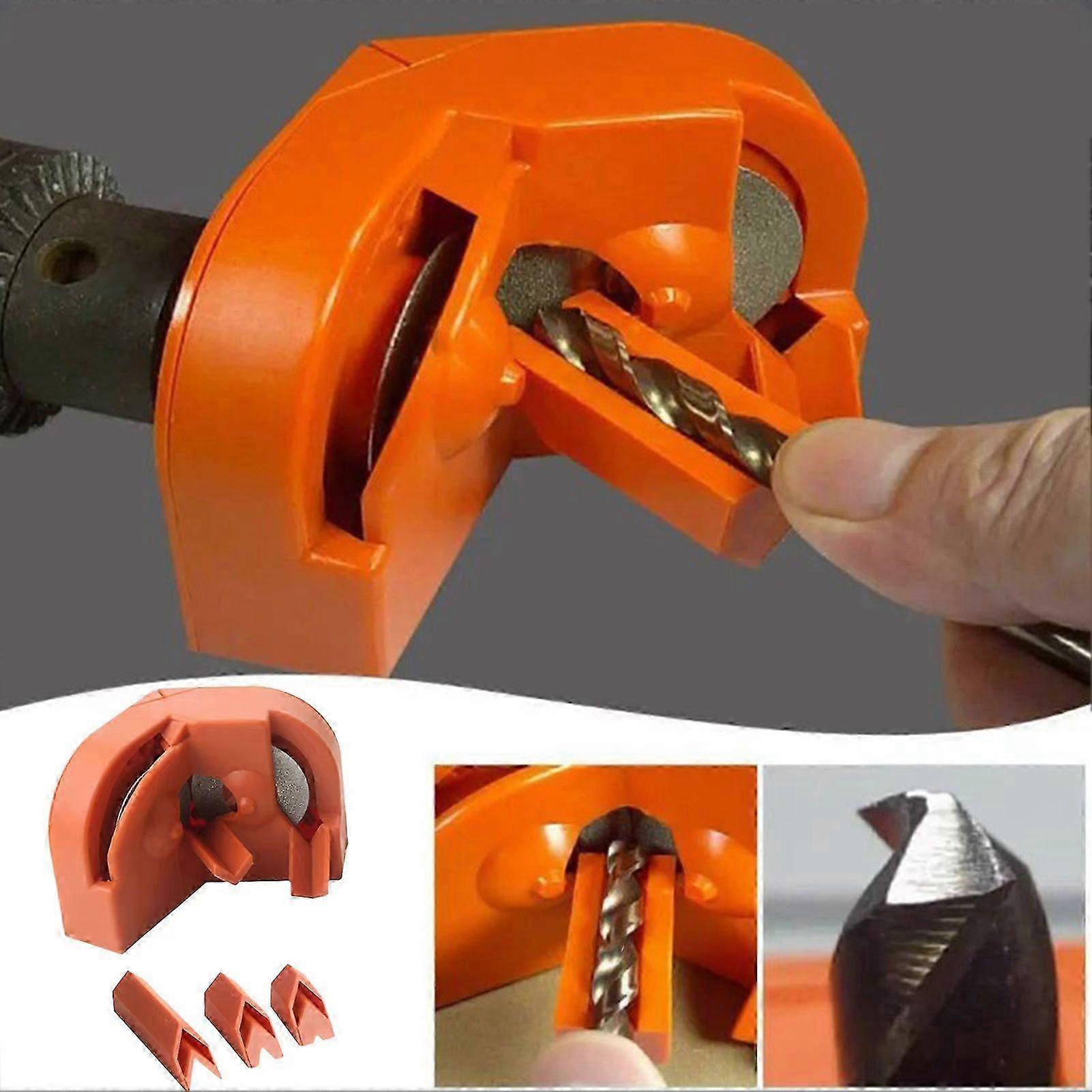 Drill Sharpener Wear-Resistant Multi-Purpose Grinding Tool Efficient Portable Quick Drill Bit Sharpener