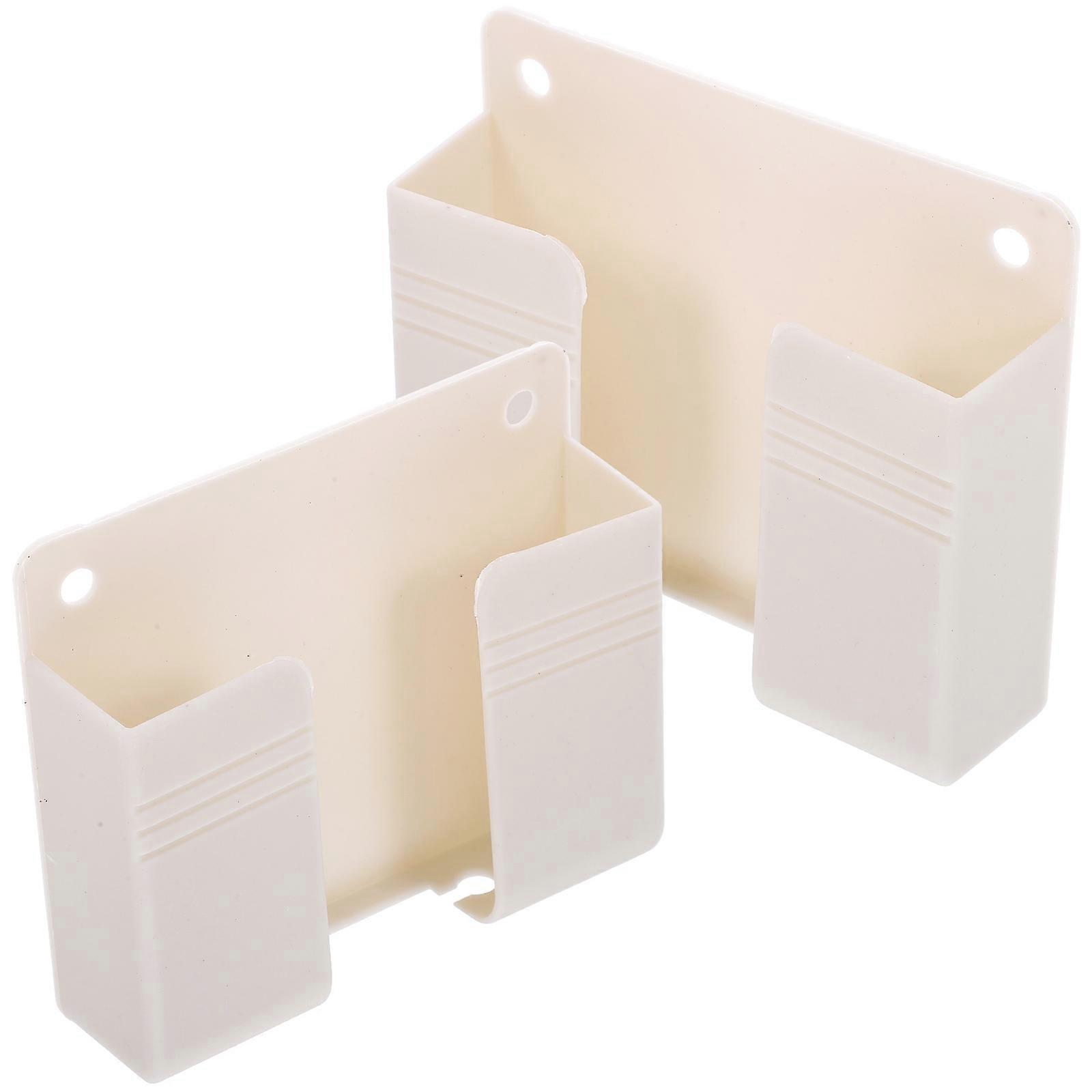 Wall Mounted Storage Holder for Storage 2Pcs Remote Control Holder